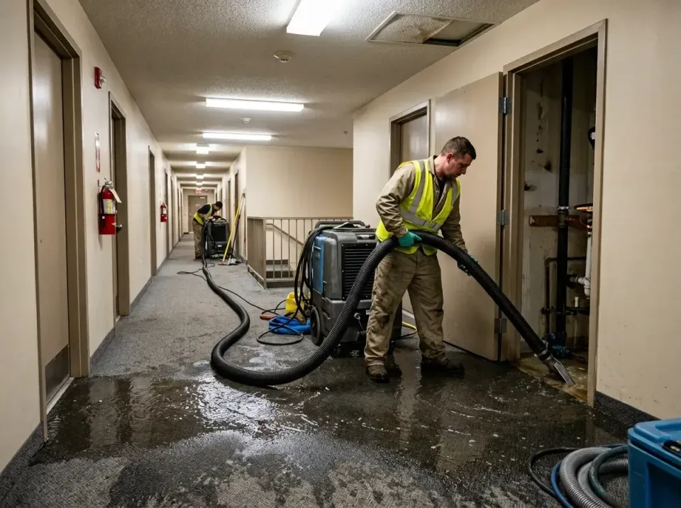 multi-unit-apartment-hallway-f-005 — frequently asked questions, Emergency Burst Pipe Water Extraction & Removal in Gibbstow…
